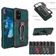 For OnePlus Nord N200 5G Magnetic Car Mount Shockproof Hidden Stand Rugged Case