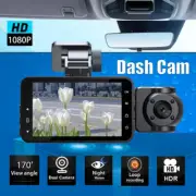 Dash Cam HD 1080p Car Dual Lens Front/Rear/Inside Video Recorder Camera WIFI 64G
