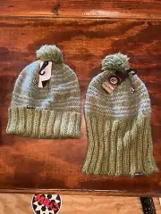 (1) Volcom Plush Beanie Winter Snowboard Ski Hat Brand New Green
