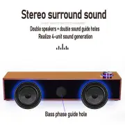 TV Sound Bar Subwoofer Boom Home Theater Soundbar Bluetooth Speaker 4W M350B