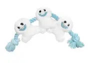 Disney Frozen Snowies Small Rope Dog Toy Squeaky Thrash Indoor Pay Tug Of War