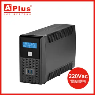 【電壓220V】特優Aplus 在線互動式UPS Plus1L-US600N(600VA/360W) (6.9折)