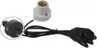 Reptile Ceramic Heat Lamp Holder, Pet Heater Bracket, Heat Emitter Light Fixt...