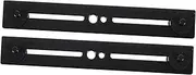 UPKOCH 2PCS Adjustable Flash Bracket Mic Mount Bar for Dual Microphone Setup Supports for Cameras and Lighting