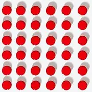 Magnets for Magnetic Board and Refrigerator, Pack of 40 Strong, Mini, Small, Round, for Whiteboard, Notice Board (Red)