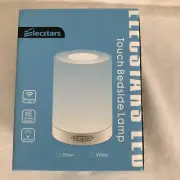 Elecstars LED Touch Bedside Lamp New Wireless Bluetooth Speaker Wireless 4.0