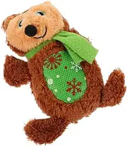 Totority Bear Squeaky Dog Toy Interactive Plush Chew Toy for Dogs Reduces Boredom Playtime Soft Easy to Clean for Indoor and Outdoor Fun