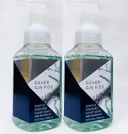 2 Bath & Body Works SILVER GIN FIZZ Gentle Foaming Hand Soap 8.75 oz