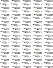Excel Blades #11 Zirconium Nitride-Coated Hobby Knife Blade Set, Precision Cutting, Trimming, and Carving Tool, 100-Pack of Replacement Blades