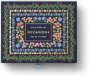 RIFLE PAPER CO. Wildwood Thank You Keepsake Card Boxed Set of 8, 4.25" L x 5.5" W Blank Interior Lets Your Thoughtful Handwritten Note Take Center Stage, Crafted in the USA