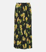 [Balenciaga] Balenciaga Plissé floral midi skirt AU 10 multicoloured