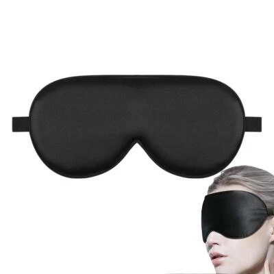 Alaska Bear Sleep Mask Silk Eye Cover with Contoured Interior Design for Pressur