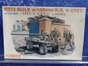 Dragon 1996 Model Kit 3315 Factory Sealed 1/35 Nam Series M274 Mule and Crew