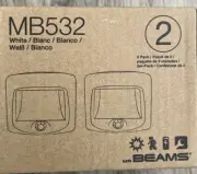 Mr. Beams MB532 Wireless Battery-Operated White 2 Pack
