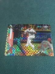 2020 Topps Chrome Mega Box Domingo Leyba X-Fractor RC Arizona Diamondbacks