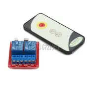 12V 2 Channel 2CH IR LED Relay Driver Module Infrared Remote Control + Receiver