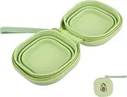 GANAZONO Pet Folding Bowl Dog Bowls Pet Bowls Dog Water Bowl Outdoor Animal Water Bowl Dog Travel Accessories Pet Water Drinking Bowl Dog Drinking Bowl Food Grade Silicone Green