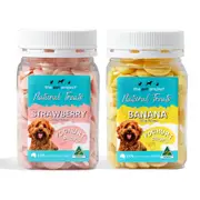 2pc The Pet Project Yoghurt Drops Strawberry/Banana Dog/Pet Training Treats