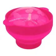 Microwave Popcorn Bowl Silicone Popcorn Bowl Microwave Flower Lid Collapsible