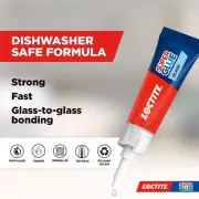 Loctite 5g Precision Liquid Super Glue, Dries transparent, for invisible repairs