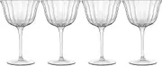Luigi Bormioli C514 Bach Retro Fizz Glass 4-Pieces, 260 ml Capacity Clear 4 Count (Pack of 1)