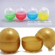 48mm Empty Gachapon Capsules | 10pcs | Japan-Made | Gold OR 4-Color Assortment