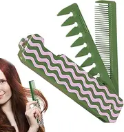 Pocket Comb | Mens Styling Comb with Wide & Fine Tooth | Detangling Hair Brush, Folding Portable Styling Tool for Men Women Girls Everyday Grooming & Combing
