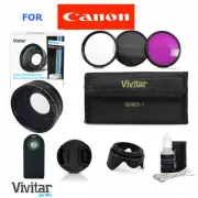 Wide Angle Macro Lens +ACCESSORIES For Canon Rebel EOS XT XTI XS XSI SL1 T3 T4