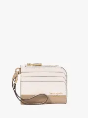 Devin Colorblocked Coin Card Case Wristlet