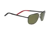 Serengeti Tellaro 8818 Shiny Black & Red / 555 Polarised Lenses