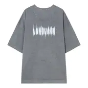 [Juun.J] Language Lettering Dyed Overfit Tee