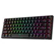 RK ROYAL KLUDGE RK84 Wireless Bluetooth/2.4Ghz 75% RGB Mechanical Gaming Keyboard,Red Switch, Black Case
