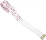 WOFASHPURET Soft Braille Tape Measure for Blind Flexible Ruler for Vision Impaired Durable Measuring Tool with Markings for Accurate Measurements Portable Braille Accessory
