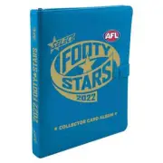 2022 AFL SELECT FOOTY STARS VINYL ALBUM BINDER FOLDER with 25 Pages