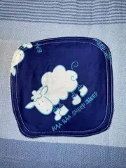 Baby Washer/mini Burp Cloth .new Handmade Sheep Print