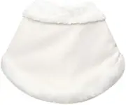 [FOMIYES] Bride Plush Shawl Winter Warm Cappa for Wedding Dress Accessories Elegant Bridal Tippet and Durable Design for Wedding Parties and Special Occasions