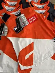 Bundle of 8 - AFLW GWS GIANTS RETAIL GUERNSEYS (Kids & Womens Sizes) New w/ tags
