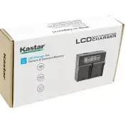 LCD Dual Smart Fast Charger for Nikon En-EL4, D2H, D2Hs, D2X, D2Xs, D3, D3S