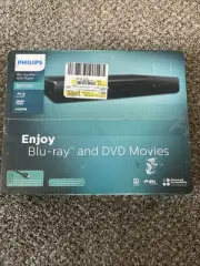 Philips Blu-Ray Disc/DVD Player Model BDP1502/F7 B HDMI Dolby Audio NIB