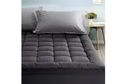 Giselle Bedding Mattress Topper Pillowtop Bamboo Charcoal King
