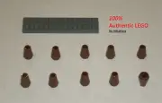 LEGO NEW 1x1 Reddish Brown Cone (10x) 4529242 Brick 59900