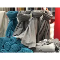 在飛比找蝦皮購物優惠-IKEA VITMOSSA 萬用毯毯子薄被被子 灰色 120