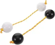 Abaodam 2-pack African Instrument Shaker Balls One-handed Sand Ball Finger Shaker for Music Practice Vibrant Percussion Balls for Rhythm Training
