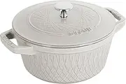 [STAUB] Twist Cocotte Z1023-187 Round Campagne 7.9 inches (20 cm) Both Handed Cast Enameled Pot, Induction Compatible