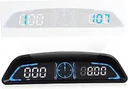 SHINEOFI Car Digital Speedometer Speed Limit Reminder Trip Recorder Universal LCD Display Screen