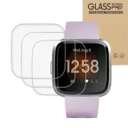 3PK Tempered Glass Screen Protector Film For Fitbit Versa