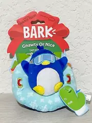 BarkBox Gnawty Or Nice Emperor Penguin Sled Plush Squeak All Sizes Dog Toy NWT