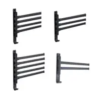 Hand Towel Holder Rotating Towel Bar Towel Ladder Wall Mounted Storage Shelf