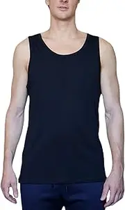 [Aranzazu Collection] Mens 100% Cotton Plain Muscle Tank Top