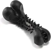 Dog Toys for Aggressive Chewers Rubber Teething Stick Durable Pet Supplies for Medium and Large Dogs Tooth Cleaning cleaning expends energy grinding teeth (Color : Black)